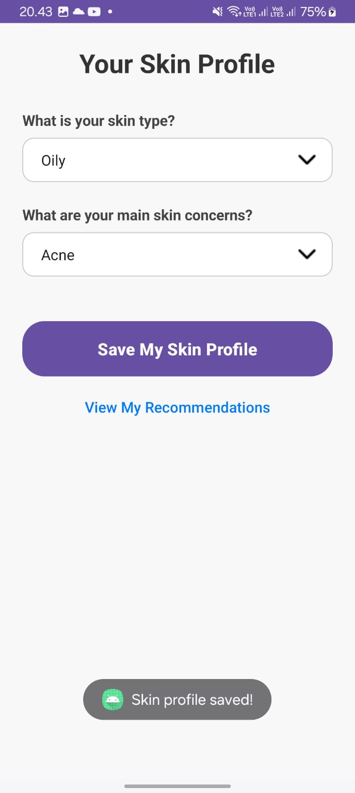 Set Skin profile